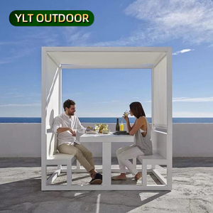 Canopy aluminium <span class=keywords><strong>chaise</strong></span> <span class=keywords><strong>longue</strong></span> imperméable <span class=keywords><strong>Chaise</strong></span> <span class=keywords><strong>longue</strong></span> plage <span class=keywords><strong>auvent</strong></span> Table <span class=keywords><strong>chaise</strong></span> ensemble de mobilier d'extérieur piscine Villas Gazebo lit de vacances - Product Image 1