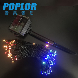 POPLOR LED Solar Light <b>String</b> 10M 100Leds Outdoor <b>Garden</b> Decoration Christmas Festival Lights - Product Image 3