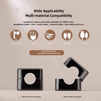 Organisateur de câbles magnétique étanche en plastique, support pour câbles de données de téléphone portable, forte résistance à la traction, antichoc