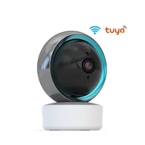 5MP Wifi วิดีโอเฝ้าระวังกล้องวงจรปิด HD คืนวิสัยทัศน์สองทางเสียงการติดตามอัตโนมัติเมฆสมาร์ทกล้องบ้าน Tuya กล้อง IP