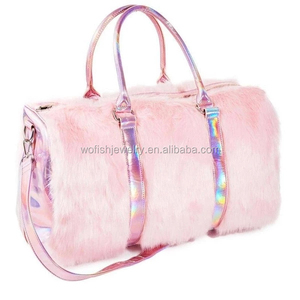 Pink fluffy bag for sale Clearance