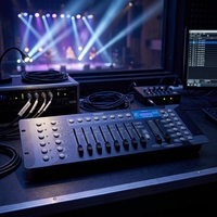 Contrôleur de lumière DMX512 LED IP65 à 192, 240 ou 384 canaux d'occasion pour éclairage de scène, mixeur pour projecteurs mobiles, PAR et faisceaux