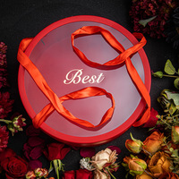 Caja de Regalo de Flores y Frutas JOYWOOD, Hecha con Materiales Reciclados, Resistente al Agua, con Ventana de Visualización, para el Día de la Madre
