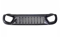 Grille avant Shark Grille améliorée, style d'admission d'air, accessoires de décoration de calandre avant, noir mat pour Jeep Renegade 2015-2024