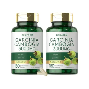 Pflanzen-Supplements Gewichtsverlust HCA abnehmen Garcinia Cambogia Extrakt-Kapseln