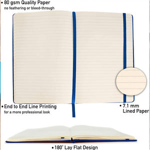 Carnet de notes personnalisé en cuir PU A5/A6, couverture rigide, pour étudiants, fournitures scolaires, carnet promotionnel haut de gamme avec logo - Product Image 5