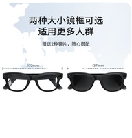 Lunettes Intelligentes E02 AI pour Appels Bluetooth, 8 Millions de Pixels, Traduction Simultanée, Lunettes de Soleil, Activation Vocale, Enregistrement