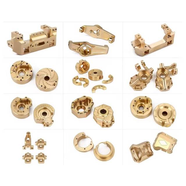 Custom Aluminum Brass Portal Drive Housing Bumper Holder Axle Mount for RC Crawler TRX4 TRX-4 TRX6 Upgrade Parts