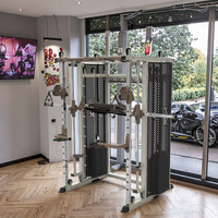 XinRui Comercial Multifuncional Entrenamiento de Fuerza Ajustable Squat Rack Smith Máquina Equipo Cable Crossover para Gimnasio en Casa