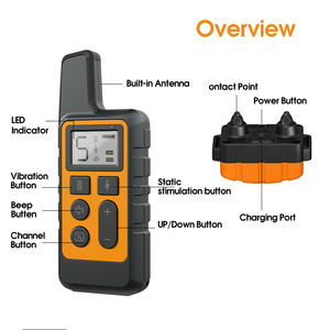 Precio barato remoto entrenador Collar Color rojo perro Collar de entrenamiento T150 rojo - Product Image 3