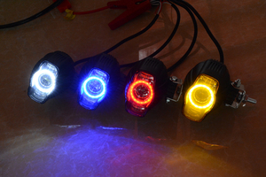 Sistema di illuminazione Auto Moto Bule Angel Eyes DRL Moto USB interfaccia Mini luci Led luce di guida - Product Image 6