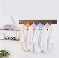 New Arrival Beach Poncho Kids Hooded Towel Absorbent Cotton Poncho Towel