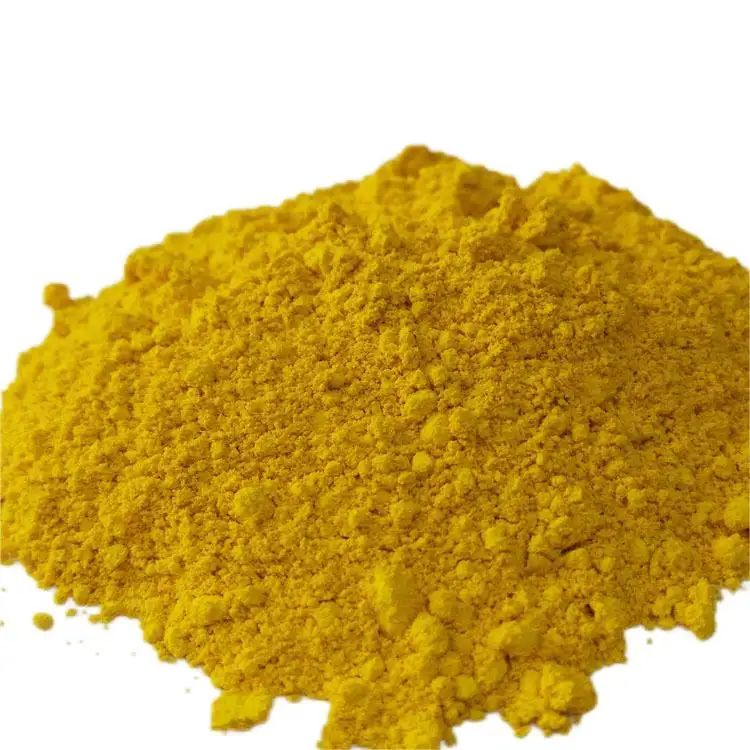 Kaplama için parlak renkli demir oksit pigmenti toz sarı 184