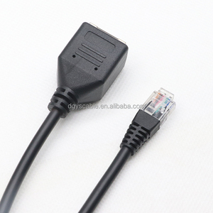 <span class=keywords><strong>RJ12</strong></span> để <span class=keywords><strong>RJ45</strong></span> Adapter Cable <span class=keywords><strong>RJ12</strong></span> 6p6ccmale để rj126p6cmalemale và nữ cáp mở rộng - Product Image 2