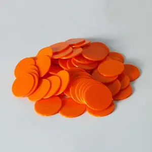 Moneda de plástico redonda para juego de mesa, 10Mm, nuevo diseño