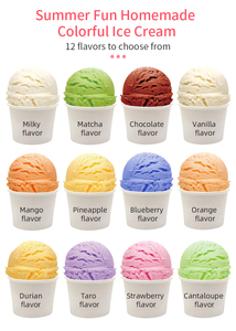 Giá bán buôn cao cấp khỏe mạnh hương vị khác nhau Gelato kem cứng ngay lập tức premix bột để bán - Product Image 6