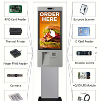 Terminal de paiement interactif capacitif à 10 points TouchWo Restaurant avec SDK pour borne de commande automatique en libre-service