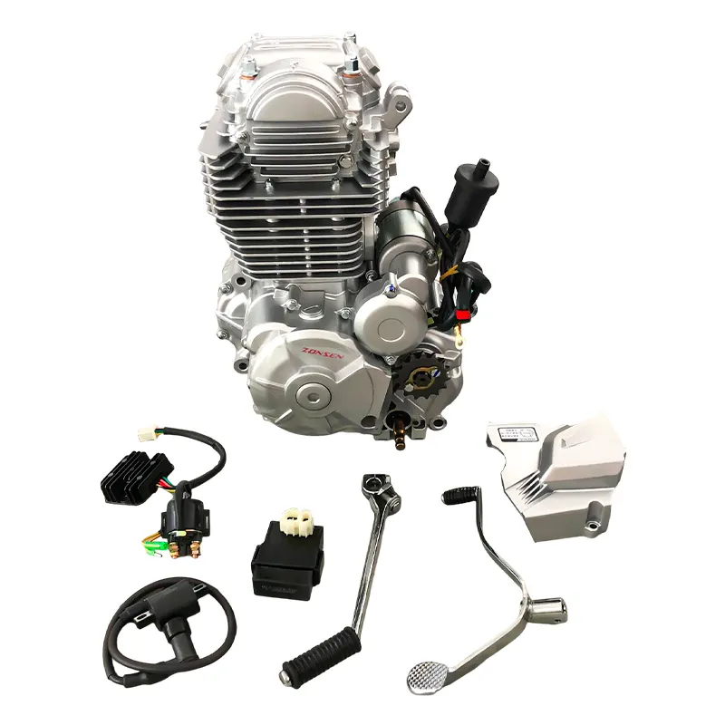 OEM zongshen motor PR250 eléctrico de refrigeración por aire de 250cc 1 cilindro de 4 tiempos con 6 cambios de marchas para Bajaj