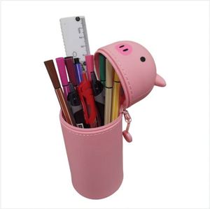 Estuche Escolar para Niñas X415 de Gran Capacidad, Ecológico y Personalizado, con Diseño 3D, Porta Lápices de Goma con Cara de Animal - Product Image 2