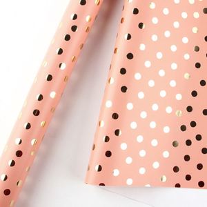 Papier d'emballage cadeau couleur or estampage à chaud pour cadeau d'emballage - Product Image 5