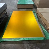 Panneau miroir acrylique doré de 1,5 mm avec adhésif puissant, feuille de marbre UV 4x8 pieds, miroir en plastique flexible
