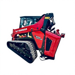 Cargadora Compacta de Orugas Yanmar Ti100 V5 2001 Roja Japonesa, Equipo de Construcción Hidráulico Compatible con John Deere/Caterpillar/Komatsu - Product Image 1