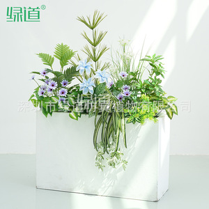 Bouquet de fleurs artificielles Greenway, décoration intérieure, décoration d'escalier de villa - Product Image 4