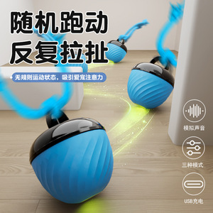 Jouet transfrontalier pour animaux de compagnie, balle sonore pour chien, électrique, réveil intelligent, résistant aux morsures, jouet à mâcher écologique, jouet pour chien - Product Image 1