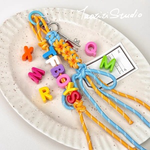 Colorful Large Hole Letter Beads Chibi Alphabet Loose Spacer DIY Paracord Lanyards Accessories Wholesale Bulk - Product Image 2