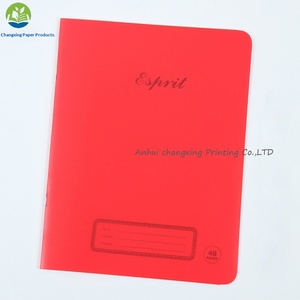 Carnet de notes PP à couverture colorée pour la salle de classe, avec lignes françaises, pour les devoirs, vente directe d'usine - Product Image 2