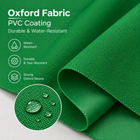 Combinaison de pluie verte pour adulte, veste et pantalon à capuche en PVC Oxford avec bandes réfléchissantes doubles, poignets élastiques, équipement de pluie pour l'extérieur