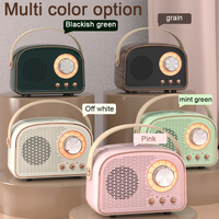 Barre de son portable sans fil LP, colonne stéréo surround, lecteur de musique AUX TF, mini haut-parleur Bluetooth rétro classique avec basses