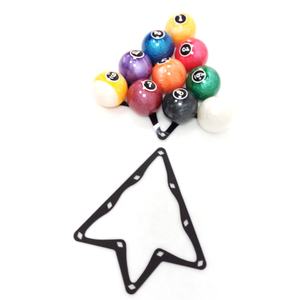 NOUVEAU Feuilles <span class=keywords><strong>de</strong></span> support à boules magiques pour 2 boules <span class=keywords><strong>de</strong></span> 1/4 pouces Blanc/noir Feuilles <span class=keywords><strong>de</strong></span> support à boules magiques <span class=keywords><strong>de</strong></span> <span class=keywords><strong>billard</strong></span> en forme <span class=keywords><strong>de</strong></span> triangle pour 9 boules/10 boules - Product Image 6
