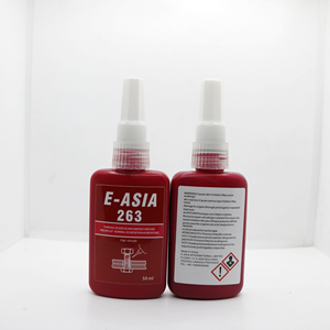 กาวล็อคเกลียว JXY95 E-ASIA 263 แรงยึดสูง: กาวล็อคเกลียวแบบอะแนโรบิกชนิดถาวรสำหรับงานยึดติดหนัก ไม่ต้องใช้ไพรเมอร์ - Product Image 1