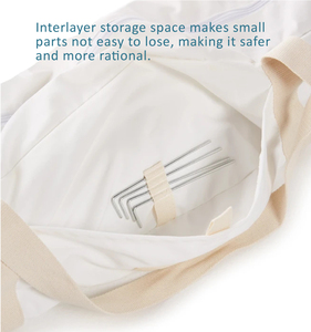 Ngoài trời cao cấp rìa Vải Mặt trời nơi trú ẩn bãi biển bóng râm Cabana với tua xách tay bằng gỗ cực bãi biển Ô Cabana lều - Product Image 5