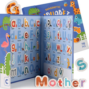 <span class=keywords><strong>Libros</strong></span> <span class=keywords><strong>de</strong></span> juguete educativos <span class=keywords><strong>de</strong></span> rompecabezas magnéticos <span class=keywords><strong>de</strong></span> 26 letras superventas para niños - Product Image 3