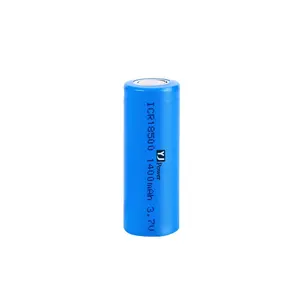 Cylindrical Battery 3.7V 18500 1400mAh Lithium Ion Battery For Sexy Toys