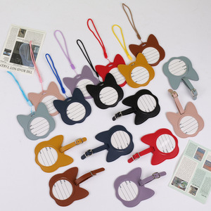 ป้ายติดกระเป๋าเดินทางแบบกำหนดเอง ป้องกันข้อมูลส่วนตัว ลายแมวน่ารัก ป้ายติดกระเป๋าเดินทาง ป้ายชื่อ ป้ายบัตรประจำตัว - Product Image 3