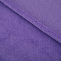Tissu polaire 100 % polyester tricoté chaîne à poils courts, super doux, pour jouets, vêtements de nuit et doublures pour filles