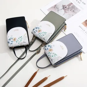 PRETTYZYS 사용자 정의 로고 인쇄 디자이너 럭셔리 여성용 크로스 바디 숄더 백 휴대 전화 가방