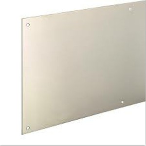 RHETECH Plaque de coup de pied de porte résidentielle en acier inoxydable 304 Plaque de signalisation de 8 pouces Calibre 20 Plaque de coup de pied de porte 35-45mm - Product Image 4