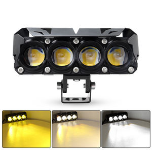 Venta Especial: Focos LED para Motocicleta Modelo MO27, 4 LED, Blanco/Amarillo, Resistentes al Agua, para Camiones, ATV, Autos, Motos - 2 Años de Garantía - Product Image 2