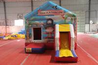 Château gonflable pirate pour enfants WINSUN, structure de saut combinée avec trampoline, certifié CE, ignifuge et imperméable