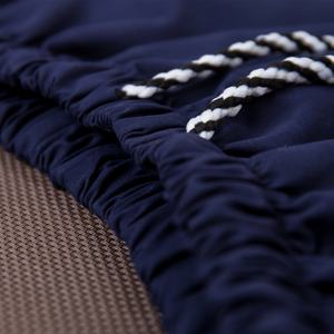 Shorts de sport de basketball pour hommes, design OEM, cordon de serrage, couleur unie, tissu en maille personnalisé, shorts d'entraînement pour la course à pied pour hommes - Product Image 6