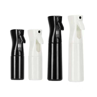 Bouteille de pulvérisation d'emballage cosmétique de faux cils de 200ml 300ml 500ml avec la sérigraphie en plastique PET de brume fine échantillon gratuit
