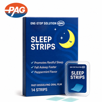 Complément de sommeil sous marque privée, bandelettes sublinguales pour le sommeil, soutien naturel et végétalien au sommeil, film oral