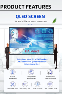 <span class=keywords><strong>2025</strong></span> hợp thời trang 4K màn hình tương tác thông minh giáo dục bảng trắng 86 inch <span class=keywords><strong>LED</strong></span> bảng điều chỉnh cho cuộc họp OEM Nhà cung cấp - Product Image 4