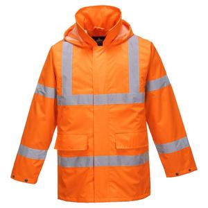 PORTWEST - S160ORR - <b>Hi</b>-<b>vis</b> Lite Traffic <b>Orange</b> <b>Jacket</b> - Product Image 1