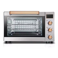 Cuisine commerciale Pizza gâteau cuisson Machine 110v/220v four four électrique avec minuterie 48 L four grille-pain électrique intelligent à vendre