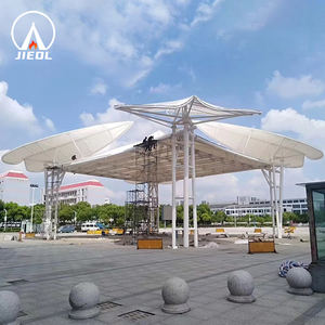 Tente de stationnement de voiture à traction structure de membrane en acier membrane de toit en tissu pour abri de voiture - Product Image 6